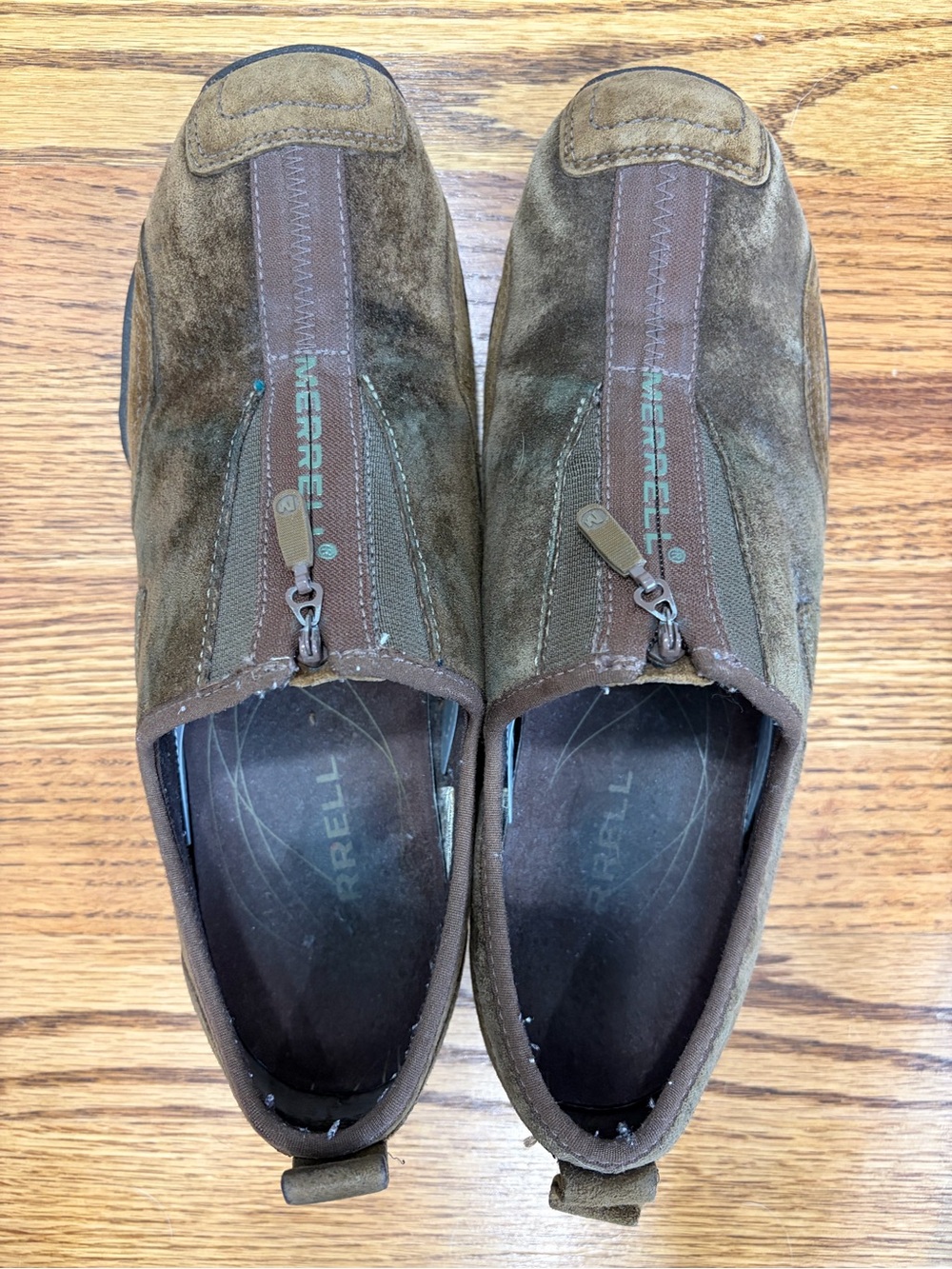 Merrell Barrado Brown Suede Leather Performance Footwear (10) - Picture 3 of 7